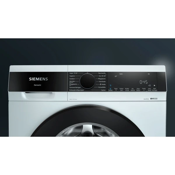 Siemens WG56G2M40 IQ500, Waschmaschine (weiß/schwarz, 60 Cm) – Bild 4