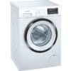 Siemens WM14N228 IQ300, Waschmaschine (weiß/schwarz)