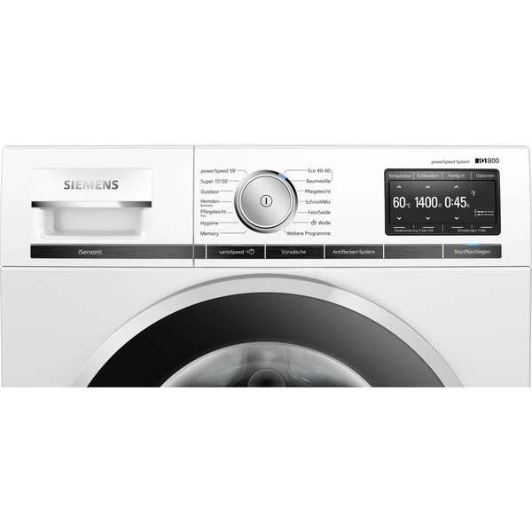 Siemens WM14VG44 IQ800, Waschmaschine (weiß) – Bild 4