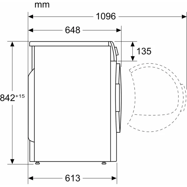 Siemens WQ33G2D40 IQ500, Wärmepumpen-Kondensationstrockner (weiß) – Bild 5