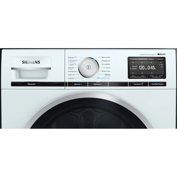Siemens WT47XE40 IQ800, Wärmepumpen-Kondensationstrockner (weiß, Home Connect) – Bild 3