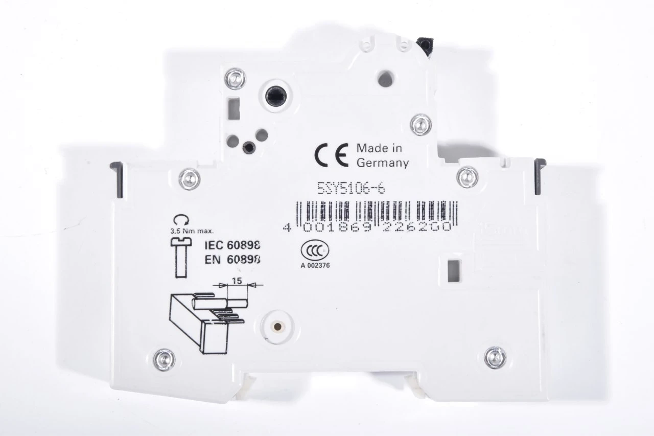 SIEMENS 5SY51, Leitungsschutzschalter, Charakteristik B|C|D, Nennstrom 1 Bis 32A – Bild 2