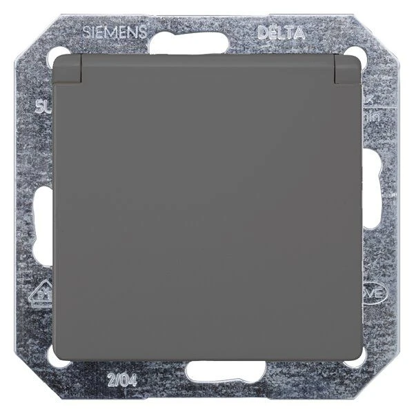 Siemens 5UB1920 Schutzkontakt-Steckdose Mit Klappdeckel + Erhöhtem Berührungsschutz