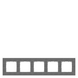 Siemens 5TG 1115-2Kunststoff-Rahmen 5-fach