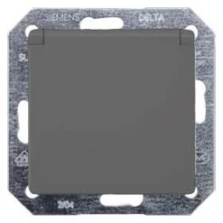 Siemens 5UB1927 Schutzkontakt-Steckdose Mit Klappdeckel