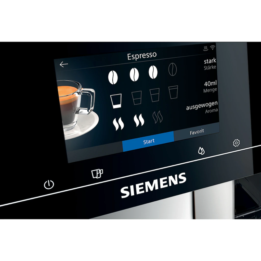 SIEMENS Kaffeevollautomat »EQ.700 Classic TP705D01«, Intuitives Full-Touch-Display, Automatische Milchsystem-Reinigung – Bild 5