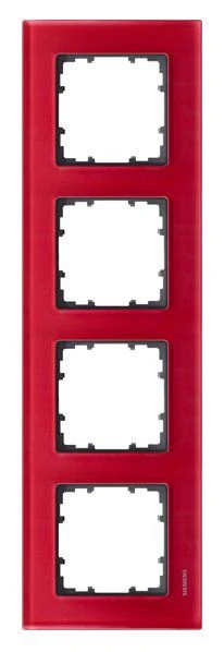 Siemens 5TG 1204-3 Glas-Rahmen 4-fach