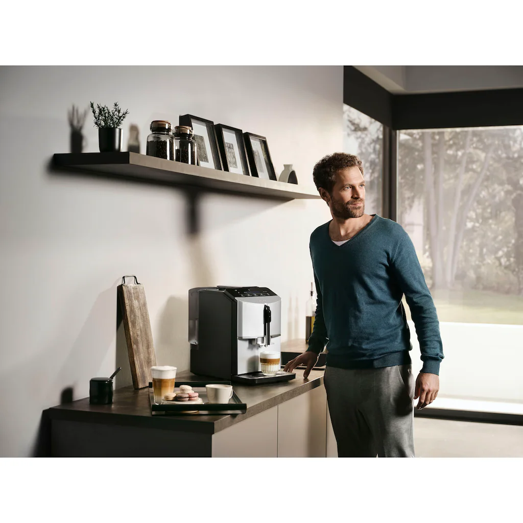 SIEMENS Kaffeevollautomat »TF303E01«, Daylight Silver – Bild 4