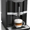 Siemens EQ.300 Kaffeevollautomat TI351509DE, Kompakte Größe, Einfache Bedienung, 1.300 Watt, Schwarz