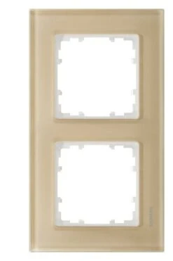 Siemens 5TG 1202-4 Glas-Rahmen 2-fach