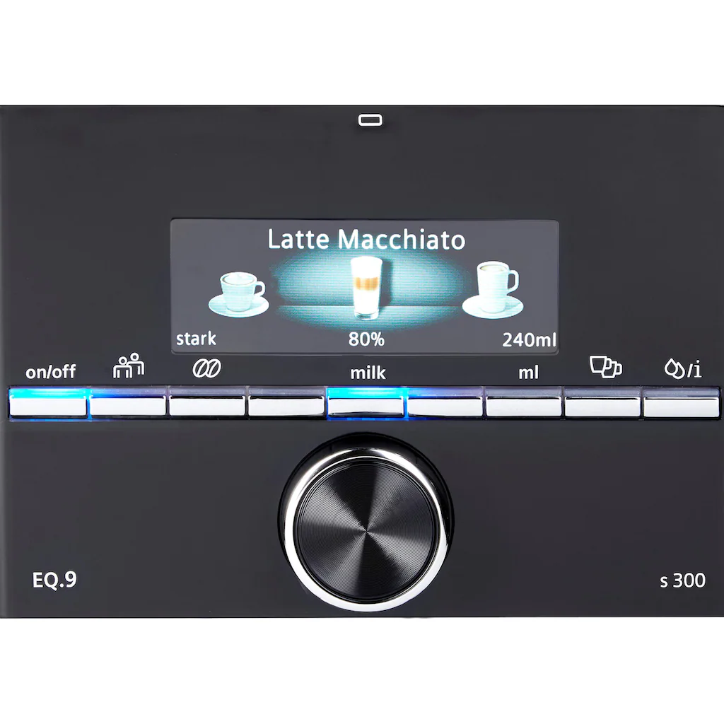 SIEMENS Kaffeevollautomat »EQ.9 S300 TI923509DE«, Extra Leise, Autom. Milchsystem-Reinigung, Bis Zu 6 Profile – Bild 5