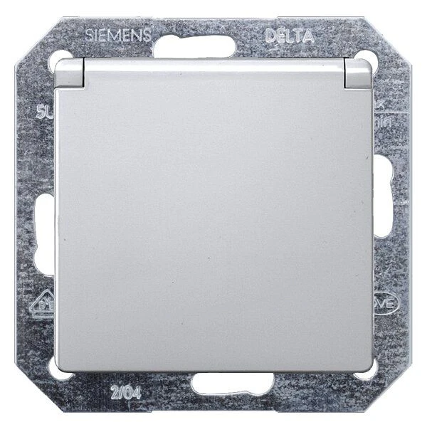 Siemens 5UB1937 Schutzkontakt-Steckdose Mit Klappdeckel