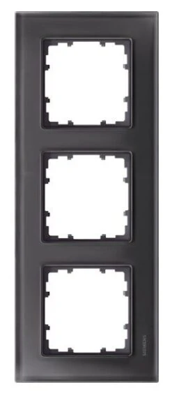 Siemens 5TG 1203-2 Glas-Rahmen 3-fach