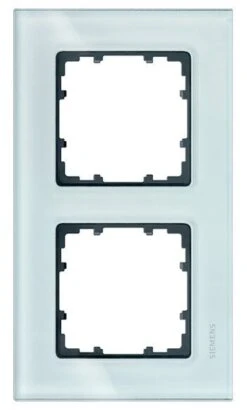 Siemens 5TG 1202 Glas-Rahmen 2-fach