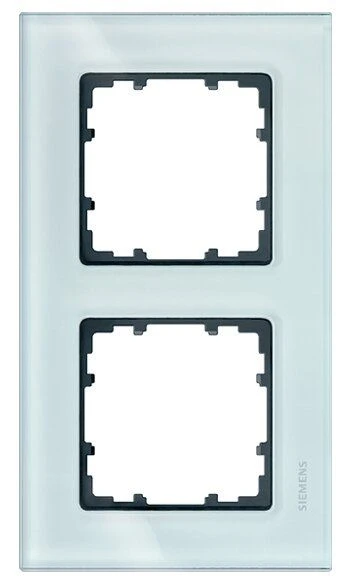 Siemens 5TG 1202 Glas-Rahmen 2-fach
