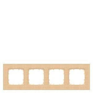 Siemens 5TG1104-4 Echtholzrahmen 4-fach