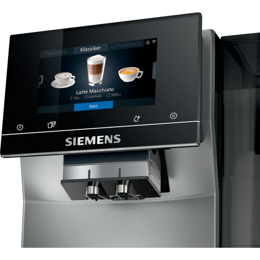 SIEMENS Kaffeevollautomat »EQ.700 Classic TP705D01«, Intuitives Full-Touch-Display, Automatische Milchsystem-Reinigung – Bild 6