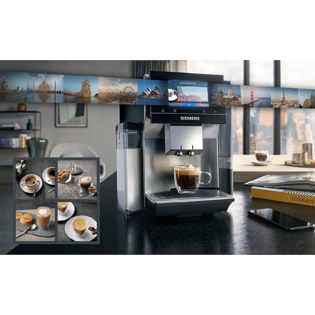 SIEMENS Kaffeevollautomat »EQ.700 Integral - TQ707D03«, Full-Touch-Display, Bis Zu 30 Individuelle Kaffee-Favoriten – Bild 5