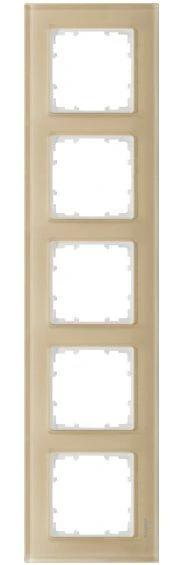 Siemens 5TG 1205-4 Glas-Rahmen 5-fach