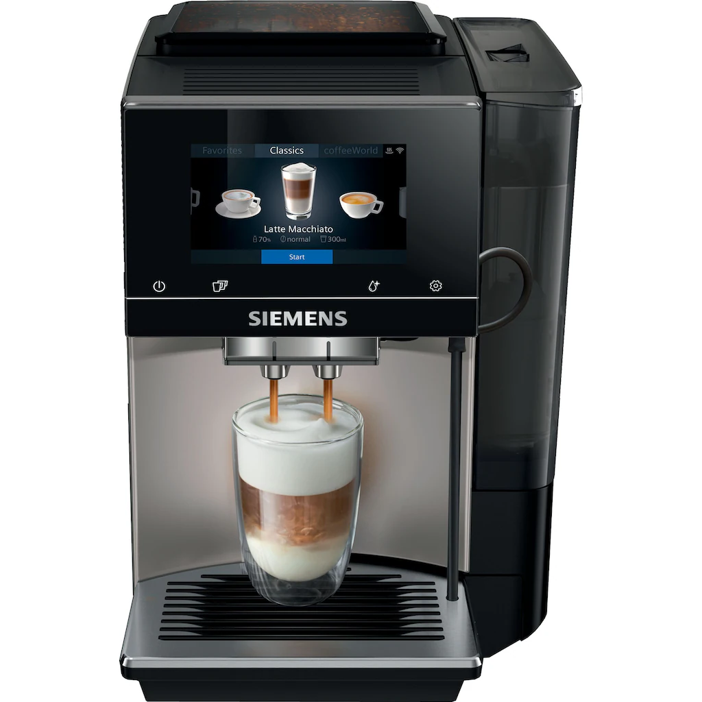 SIEMENS Kaffeevollautomat »EQ.700 Classic TP705D01«, Intuitives Full-Touch-Display, Automatische Milchsystem-Reinigung – Bild 2